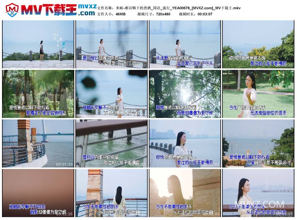 米啦-难以咽下的烈酒_国语_流行_YEA00678
